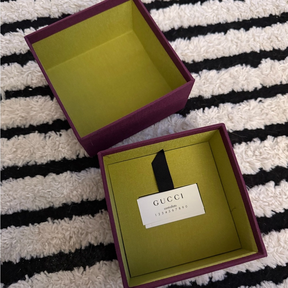 Gucci Purple and Green Accessory Gift Box